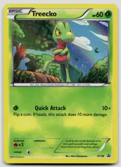 Treecko XY36 XY Promo Holo Pokemon DMG - Image 1