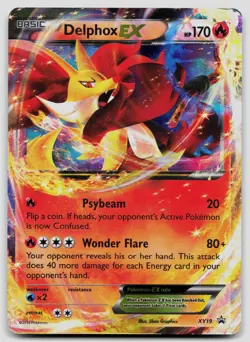 Delphox EX XY19 XY Promo Pokemon DMG - Image 1