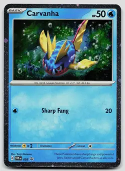 Carvanha 093 Scarlet & Violet Promo Pokemon NM - Image 1