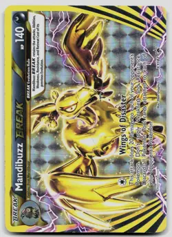 Mandibuzz BREAK XY182 XY Promo Holo Pokemon DMG - Image 1