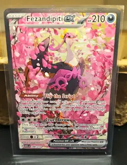 The Pokemon Company Pokemon TCG Fezandipiti ex 288/217 SIR Full Art Holo Eng - Image 1