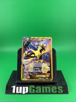 Pokemon TCG Alakazam EX 125/124 Fates Collide Secret Rare Full Art Holo Card - Image 1