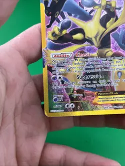 Pokemon TCG Alakazam EX 125/124 Fates Collide Secret Rare Full Art Holo Card - Image 5