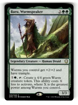 Baru, Wurmspeaker Commander: Dominaria United 26 Near Mint - Image 1