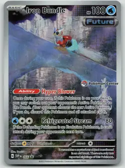 Pokemon Iron Bundle (Pokemon Center) 066 Scarlet & Violet Promo Holo NM - Image 1