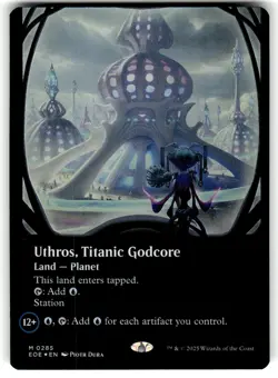 Uthros, Titanic Godcore (Borderless) Edge of Eternities 285 NM FOIL - Image 1