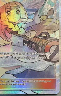 Lillie Trainer 147/149 Full Art Holo Ultra Rare SM Base Set English 2017 MINT - Image 4