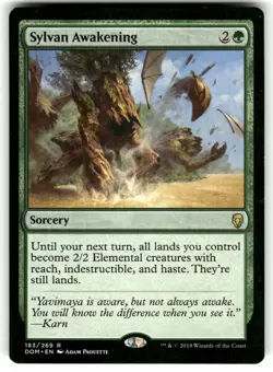 Sylvan Awakening Dominaria 183 LP - Image 1