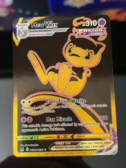 Pokemon Mew VMAX TG30/TG30 Lost Origin Gold Full Art Trainer Gallery NM - Image 1