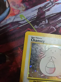 Chansey 3/130 Holo Rare – Base Set 2 Pokemon Card - Image 2