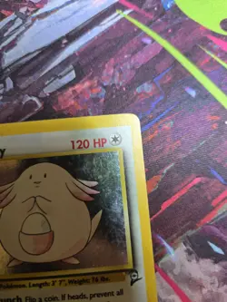 Chansey 3/130 Holo Rare – Base Set 2 Pokemon Card - Image 3