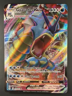 Pokemon Evolving Skies Gyarados VMAX 029/203 NM! - Image 1