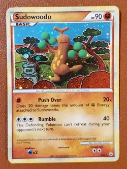 Sudowoodo 9/95 (LP) Pokemon TCG 2010 HeartGold Soulsilver Unleashed Holo - Image 1
