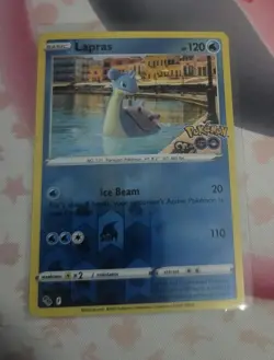 Lapras 023/078 Pokemon GO Reverse Holo Rare Pokemon Card - Image 1