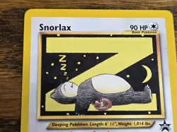 Pokemon Wotc Black Star Promo #49 SNORLAX *hasn't been played* LOOK - Image 2