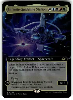 Infinite Guideline Station (Extended Art) Edge of Eternities 348 NM FOIL - Image 1
