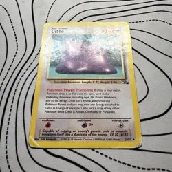 Pokemon TCG Ditto 18/62 Fossil Non-Holo Card HP - Image 2