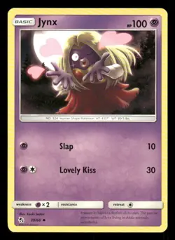 Jynx 30/68 UC Hidden Fates LP Pokemon - Image 1