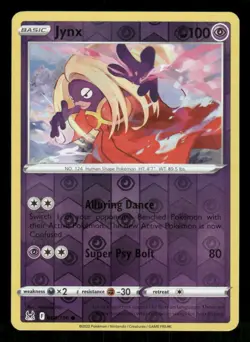 Jynx 068/196 Common Lost Origin Pokemon Reverse Holo NM/M - Image 1