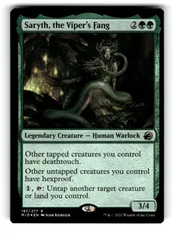 Saryth, the Viper's Fang Innistrad: Midnight Hunt 197 NM FOIL - Image 1