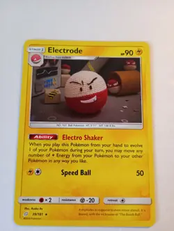 Pokemon Electrode Holo Rare Card 39/181 Team Up SM - Image 1