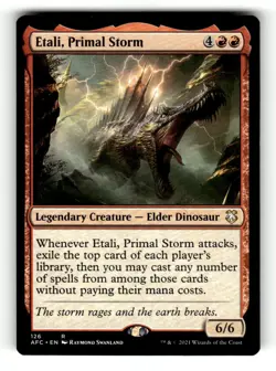 Etali, Primal Storm Commander: Adventures in the Forgotten Realms 126 Near Mint - Image 1