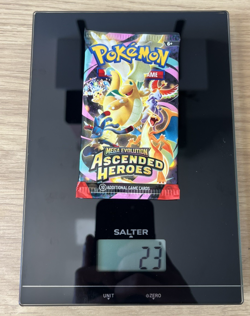 🎊HEAVY! 1x Ascended Heroes Pokemon Booster Pack 23g! GOD/SIRU!🔥Sealed✅ - Image 1