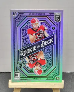 Brock Bowers RC 2024 Panini Donruss Elite Football Rookie on Deck Insert #5 - Image 1