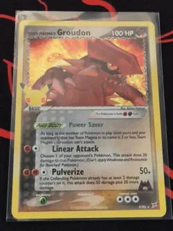Pokemon TCG Team Magma's Groudon 9/95 Celebrations Ultra Rare Card Holo - Image 1