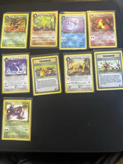 Pokemon TCG -wotc Team Rocket Set - 9 Card Bundle - Image 1