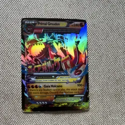 Pokemon TCG Primal Groudon EX 97/98 Primal Clash Ultra Rare Holo EN 2015 - Image 1