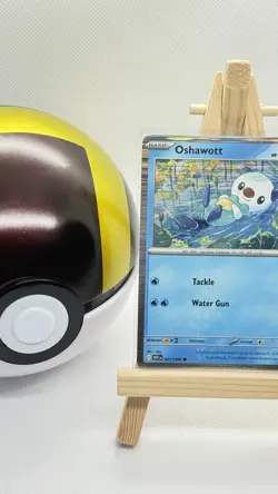 Pokemon TC Holo White Flare 21/86 Oshawott - Image 2