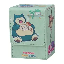 Pokemon Center original Card Game TCG Flip Deck Case box Snorlax's Yawn Snorlax - Image 1