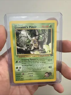 Pokemon TCG Card Giovanni's Pinsir Gym Challenge #24/132 Unlimited Rare - Image 1