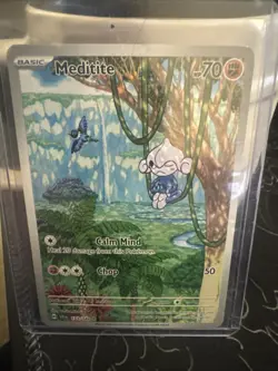 Pokemon Meditie Scarlet & Violet Stellar Crown Illustration Rare Card #153 - Image 1