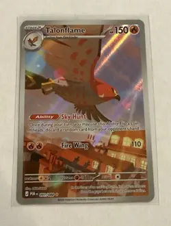 Talonflame 91/88 Illustration Rare Holo Card - Pokemon Perfect Order - Image 1