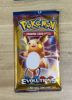 Pokemon TCG Evolutions 4 Booster Packs 10 Cards Each English Charizard Raichu - Image 2