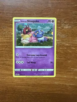 Galarian Slowpoke SWSH126 Black Star Promo Sword & Shield Pokemon TCG Card - Image 1
