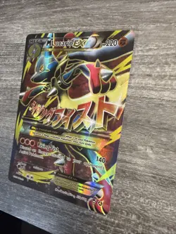 Pokemon TCG M Lucario EX 55a/111 Furious Fists Holo Full Art Ultra Rare Card NM - Image 3