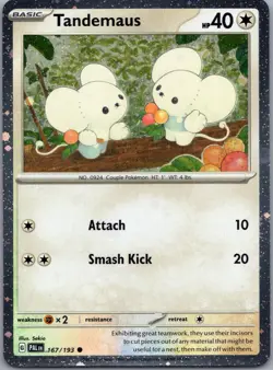Tandemaus (Cosmos Foil) 167/193 Miscellaneous Cards & Products Pokemon TCG NM - Image 1