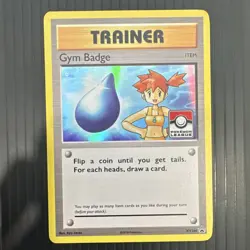 Gym Badge Trainer Holo Promo 3-Card Lot Pokemon League XY203 XY204 XY206 - Image 2