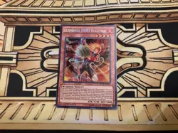 Elemental HERO Blazeman WSUP-EN032 1st Prismatic Secret Rare NM Yugioh Card - Image 1