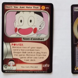DRAGON BALL Z DONT YOU JUST HATE THAT CARD # 125 SCORE 2001 5 STAR RARE CCG - Image 1