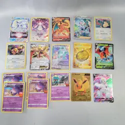 Pokemon TCG Card Lot 17 Alolan Vulpix Diancie Charizard V Gengar Eevee - Image 1