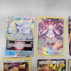 Pokemon TCG Card Lot 17 Alolan Vulpix Diancie Charizard V Gengar Eevee - Image 2
