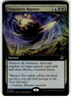 Singularity Rupture (Extended Art) Edge of Eternities 350 NM FOIL - Image 1