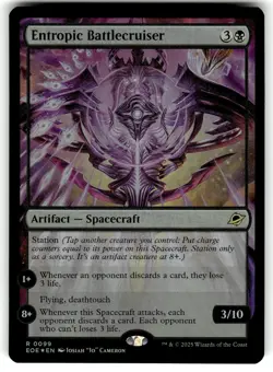 Entropic Battlecruiser Edge of Eternities 99 Near Mint FOIL - Image 1