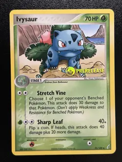 2006 IVYSAUR Prerelease Pokemon Card #35 35/100 Crystal Guardians Promo NM (B) - Image 1