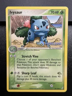 2006 IVYSAUR Prerelease Pokemon Card #35 35/100 Crystal Guardians Promo NM (B) - Image 2
