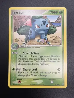 2006 IVYSAUR Prerelease Pokemon Card #35 35/100 Crystal Guardians Promo NM (B) - Image 3